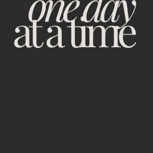 cover one day at a time